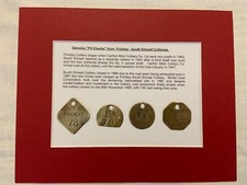 Framed set of 4 very rare same