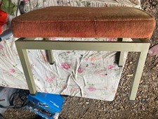 Retro Vintage G Plan E Gomme Dressing Table Stool Chair Metal Frame