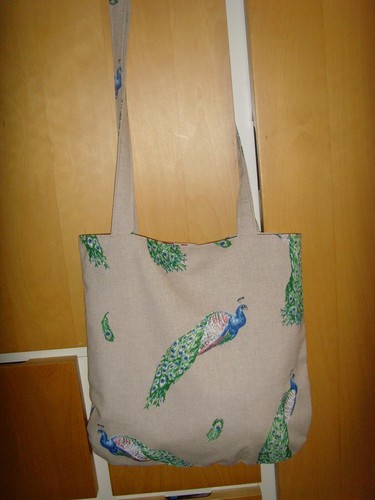 Handmade peacock linen - handmade,