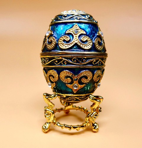 Fabergé style green enameled - fabergé,