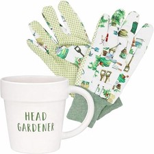 Gardening Mug and Gloves Set