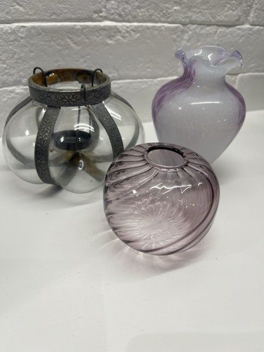 Triple vase and hurricane - triple,