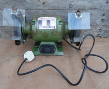 Vintage Heavy Duty PINNACLE 6" Bench Grinder 1983 Model GR- 8 201 Working