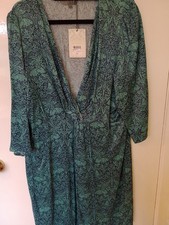 William Morris Brer Rabbit Print Dress Size 18 BNWT