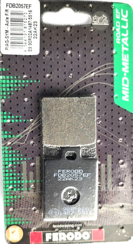 Front brake pads ferodo - pads,