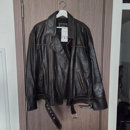Zara dark brown - zara, leather
