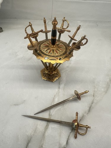 Toledo brass sword holder - sword,