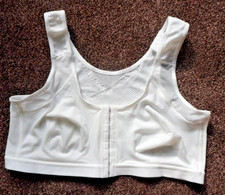 Ladies  Bra Front Fastening Non Wired  4XL white