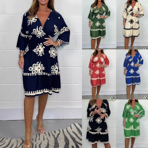 Womens holiday neck print - womens,