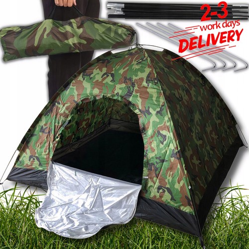 Family camouflage camping tent - family,