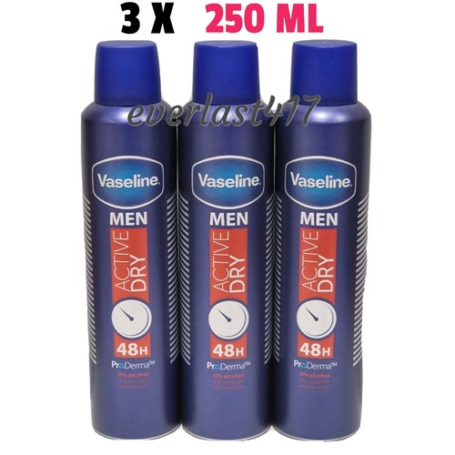 Vaseline men active dry - dry, 48h