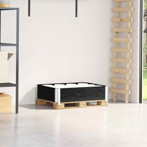 Pallet collar black - collar, 80x60