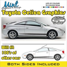 Toyota CELICA VVT Side Stripes GT JDM Decals Stickers Graphics NO P&P 003