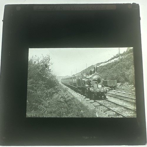 Antique magic lantern slide - antique,