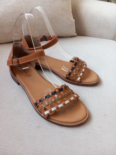Tan moshulu sandals - tan,