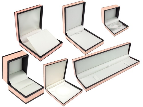 Vintage pink black finish - &,