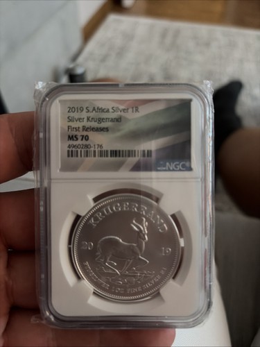 Silver 2019 krugerrand graded - silver,