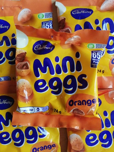Cadbury mini eggs orange - cadbury,