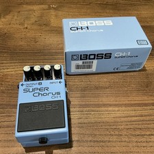 BOSS CH-1 SUPER Chorus Pedal Pink Label Taiwan Excellent Mint
