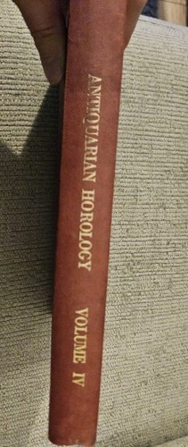 Antiquarian horology volume - horology, iv
