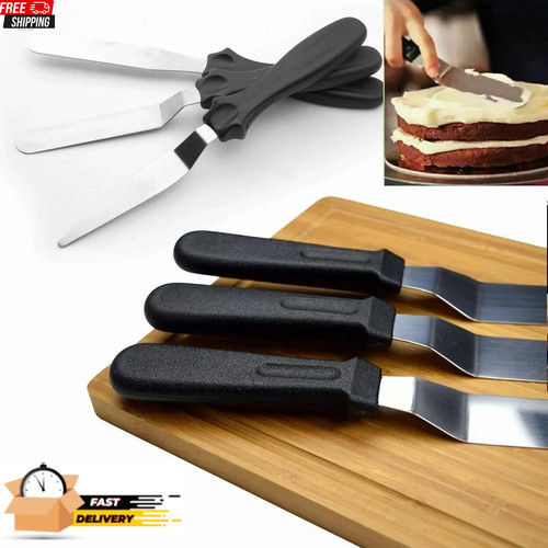 3pcs stainless steel spatula - stainless,