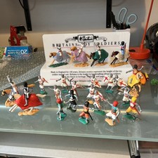 Timpo - Crusader Knights job lot 7 mounted 15 foot 