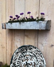 Vintage Galvanised Window Box 