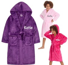 Personalised Kids Fleece Robe