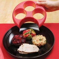 Meal Measure Food Portion Control Plate Lose Weight Tool Kitchen Cooking Tool