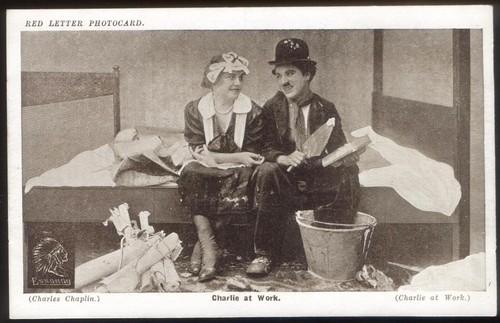 Charlie chaplin vintage red - charlie,