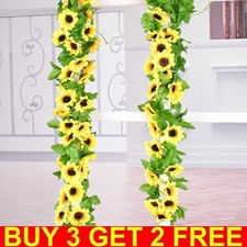 8ft Fake Artificial Sunflower