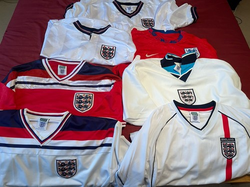 Retro england home away - england,