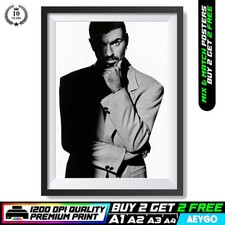 GEORGE MICHAEL WHAM Wall Art Picture Poster Print BUY 2 GET 2 FREE | A1 A2 A3 A4