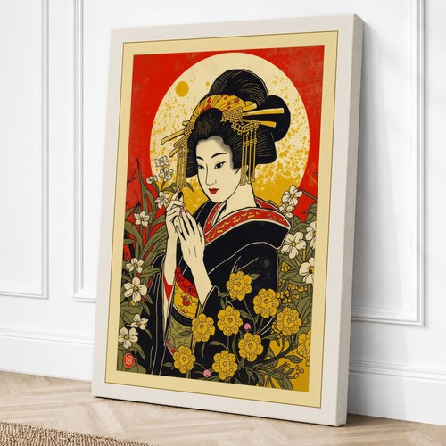 Woman chrysanthemum circle - woman,