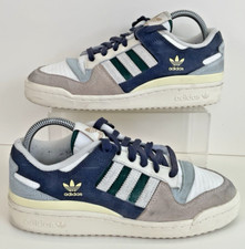 Adidas Originals Forum 84 Low Trainers UK 6.5 Cloud White Green Magic Beige