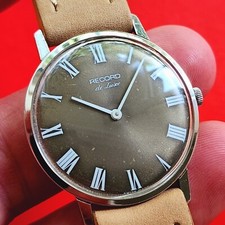 Record De Luxe Watch Vintage