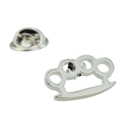 Knuckle duster lapel pin badge - knuckle,