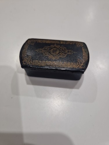 Antique black papier - papier, mache