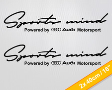 Audi Sticker Sports Mind