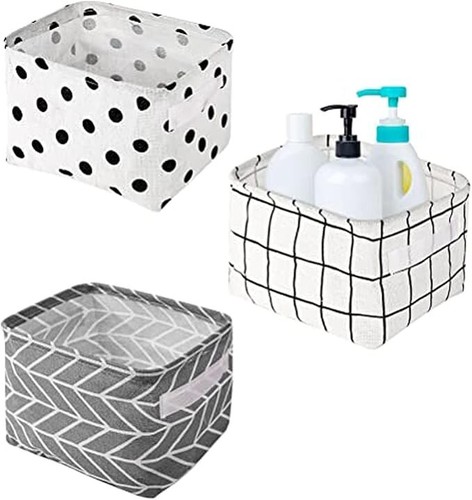 Small fabric storage baskets - storage,
