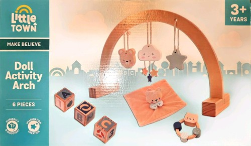 Aldi little town - aldi, wooden