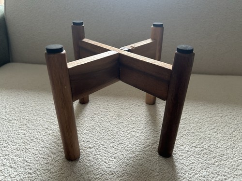 Wooden plant pot - plant, stand