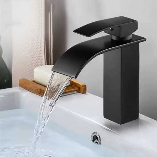 Waterfall basin mixer - waterfall, tap
