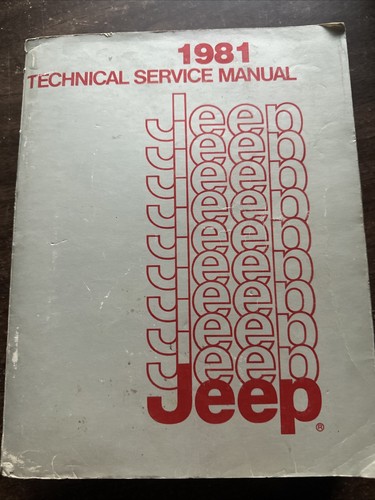 1981 technical service manual - 1981,