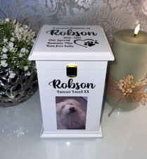 Pet Ashes casket Lock photo on