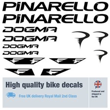 Pinarello Dogma F (New design) bike labels / decals 20+ colours free delivery