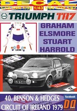 DECAL TRIUMPH TR7 V8 G.ELSMORE