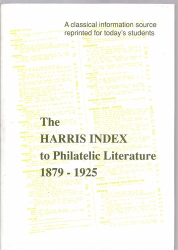 The harris index - index, philatelic
