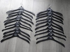 20 X Marks & Spencer Black Plastic Clothes Hangers