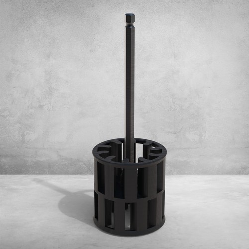 Drill paint pot - pot, mixer